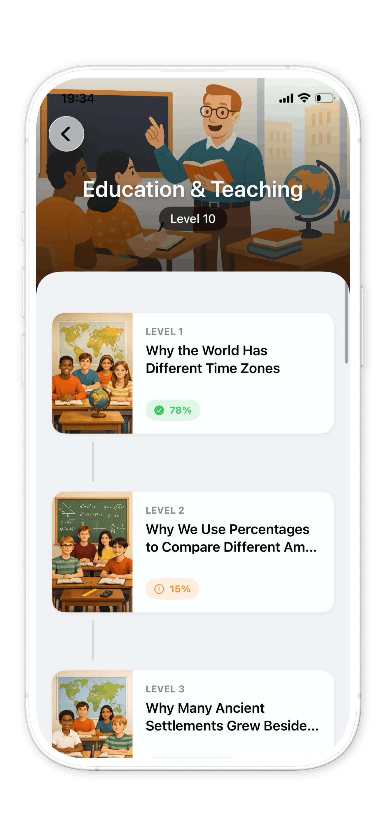 Babli Education and Teaching public speaking course on iPhone